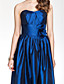  Sweetheart Sheath/Column Floor-length Taffeta Bridesmaid Dress