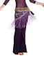  dancewear de poliéster con flecos / rendimiento monedas de vientre cadera bufanda de baile para las damas más colores