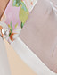  ts la vendimia de flores collar de molde impresa blusa y falda de conjunto