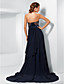  A-line Strapless Chiffon And Lace Evening Dress inspired by Katie Holmes at the 84th Oscar