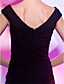  Sheath/Column Off-the-shoulder Short/Mini Chiffon Cocktail Dress