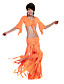  dancewear viscosa con borlas traje danza del vientre para las damas más colores
