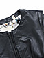  Long Sleeve Office/Casual Lambskin Leather Coat