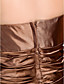  A-line Sweetheart Floor-length Stretch Satin Bridesmaid Dress