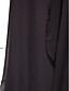 Sheath/ Column One Shoulder Floor-length Chiffon Over Stretch Satin Evening Dress