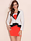  ts lagdelt kontrast farge blazer