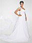  TANIA - Abito da Sposa in Chiffon (Taglia Forte)