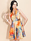  TS Abstract Print Dress