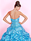  Ball Gown Strapless Floor-length Taffeta Prom Dress