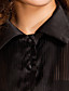  ts Vintage 1950 streep kraag swing jurk
