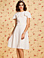  TS VINTAGE 1950s Embroidered Belted Shawl Dress