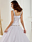  Ball Gown V-neck Court Train Taffeta  Wedding Dress