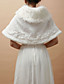  Gorgeous Polyester Sleeveless Wedding/Special Occasion Shawl With Lace