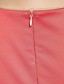  ts vintage contrasterende kleur ruches jurk