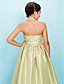  baljurk halster vloer-length taffeta junior bruidsmeisje jurk