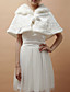  Gorgeous Polyester Sleeveless Wedding/Special Occasion Shawl With Lace