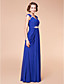  guaina / colonna scollo a V piano di lunghezza madre chiffon del vestito sposa