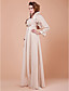  Sheath/Column Square Floor-length Satin And Chiffon Mother Of The Bride Dress With A Wrap