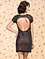  ts do vintage cintilante vestido de bolinhas sem encosto
