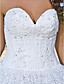  Ball Gown Sweetheart Strapless Knee-length Lace Wedding Dress