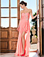  Sheath/Column Sweetheart Asymmetrical Chiffon Evening Dress