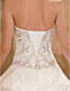  Ball Gown Sweetheart Chapel Train Taffeta Wedding Dress