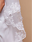  One-tier Chapel Wedding Veils With Scalloped/Lace Applique Edge (More Colors)