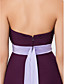  Sheath/Column Sweetheart Floor-length Chiffon Bridesmaid Dress With Sash/Ribbon
