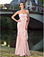  Trumpet/Mermaid Sweetheart Floor-length Chiffon Evening Dress