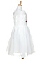  Beautiful Sleeveless Chiffon & Lace Wedding/Evening Flower Girl Dress With Crystal