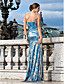  Sheath/Column Sweetheart Floor-length Sequined Evening Dress With Split Front