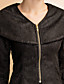  ts rits gedrapeerde schouder blouse overhemd