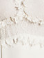  TS VINTAGE Perspective Lace Ruffle Hem Dress