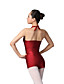  kvinders halterneck bomuld ballet dans unitard
