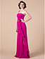  Sheath/Column One Shoulder Floor-length Chiffon Mother of the Bride Dress