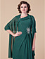  MIGNON - kjole til brudens mor i chiffon Med sjal