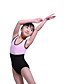  dancewear algodón / spandex ballet en dos tonos tapa maillot manga para niños