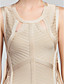  Sheath/Column Jewel Short/Mini Rayon Simple Design Bandage Dress
