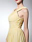  Sheath/Column Scoop Floor-length Chiffon Bridesmaid Dress