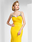  Trumpet/Mermaid Straps Sweep/Brush Train Chiffon Evening Dress