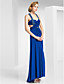  A-line Straps Ankle-length Knitwear Evening Dress
