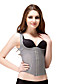  katoen niet-afneembare straps front busk sluiting korsetten dagelijkse slijtage shapewear