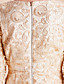  TS High End handgemaakte kralen Kant Half Sleeve Dress