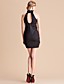  TS Halter Handmade 3D Floral Decor Bodycon Jersey Dress