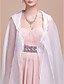  Extra Long Sleeveless Voile Wedding/Evening Hood/Poncho (More Colors)