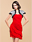  Elegant Short Sleeves Satin With Sequins Wedding / Special Occasion Jacket / Wrap