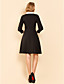  TS Black And White Bow Swing Dress
