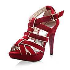الجملة الجملة جلدي العلوي مكتنزة heelgladiator الصنادل الطرف الألوان المتاحة shoes.more