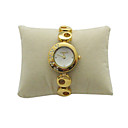 media luna con estilo de reloj esfera blanca y diamante (weiqin-031) (inicio de 5 unidades)
