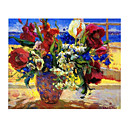 Handmade Flowers Art Oil Painting on Canvas/High quality GDH-145 (Start From 20 Units) Free Shipping